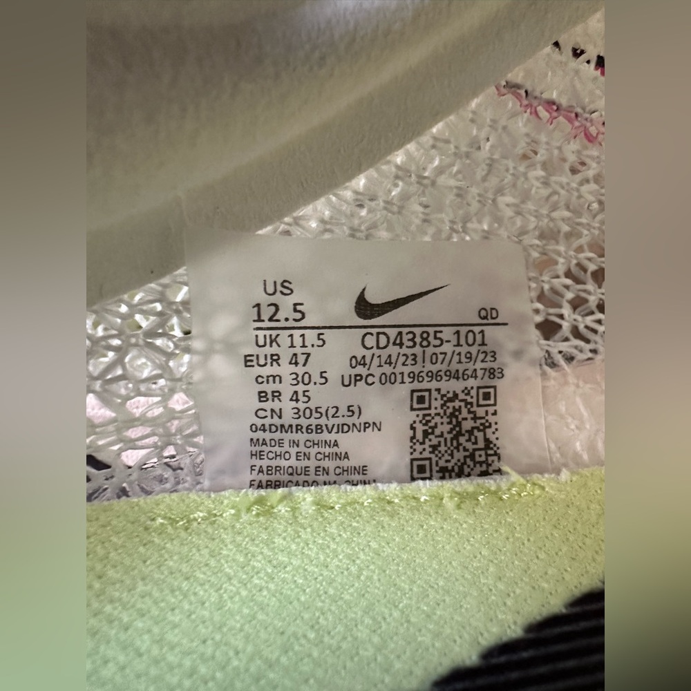 Nike Air Zoom Victory Track Spikes Sail Pink CD4385-101 Men's Size 12.5 - Picture 4 of 8